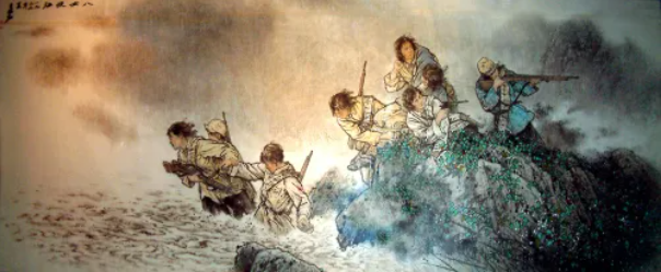 【HEF黨建小課堂100講】第六十講：悲壯！八位女戰士相互攙扶，一步一步走進刺骨的河中……(圖2)